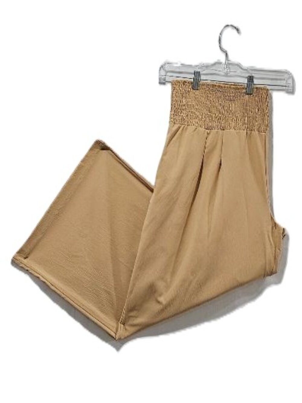 GOLD TAN BOHO BAGGY WIDE LEG PALAZZO PANTS 3X - 4X URBAN FALL EDGY BUSINESS